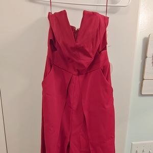 Maroon jumpsuit